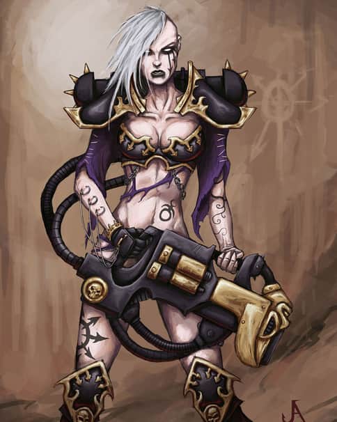 Sister of Slaanesh by jasperavent Sister of Slaanesh by jasperavent