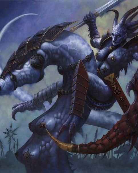 Slaanesh Daemons by Wayne England