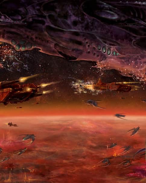 Tyranid Cruiser by Unknown Artists