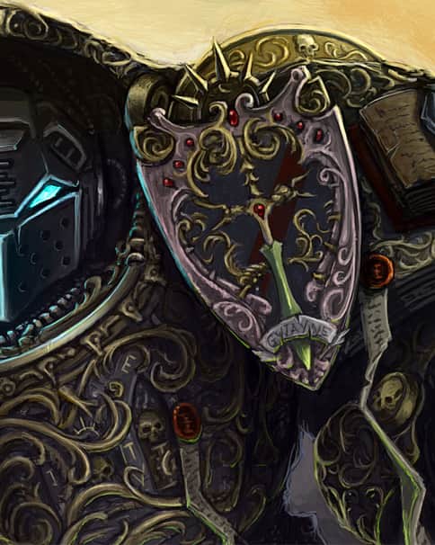 Baroque Grey Knight Terminator by Gwayne Li 