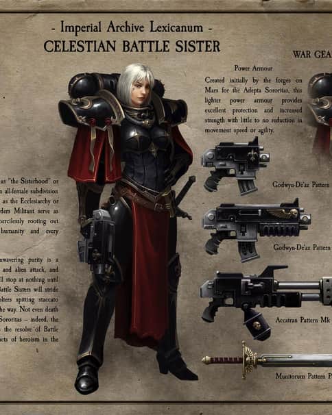 Celestian Battle Sister by Yosafat Bayupratama 