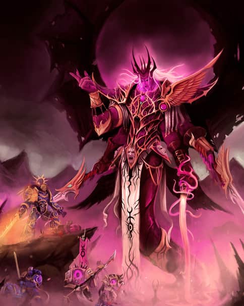 Daemon Primarch Fulgrim by The Mothman 