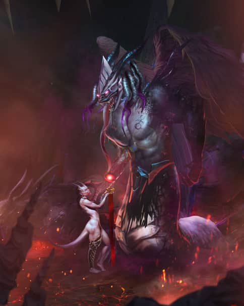 Daemon Prince of Slaanesh by SlaaneshG
