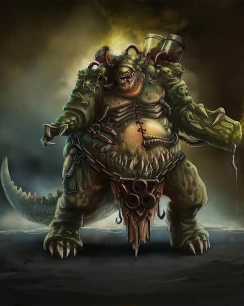 Demon Prince of Nurgle by Klaher Baklaher 