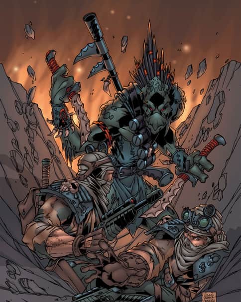 Kroot Attack by Logan Lee 