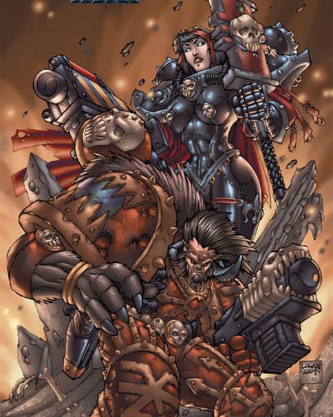 Warhammer 40k Poster by Logan Lee 