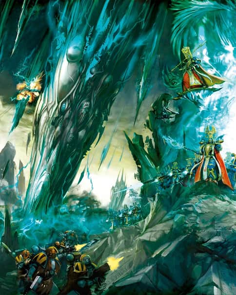 Silver Towers of Tzeentch by Games Workshop Artists