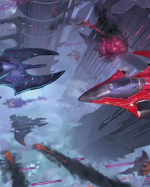 Razorwing vs Hemlock by Unknown Artists