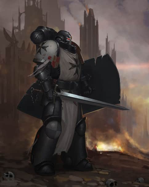 Primaris Black Templar by Aleksey Bashlay 