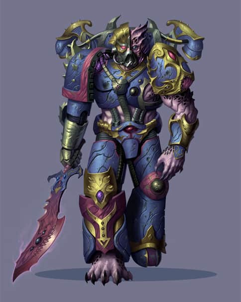 Chaos Space Marine by Razyda 