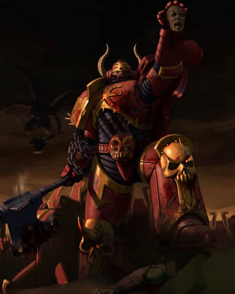 Khorne Berzerker by Boris Tsui 