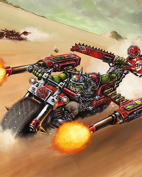 Ork Warbike by Mark Gibbons 