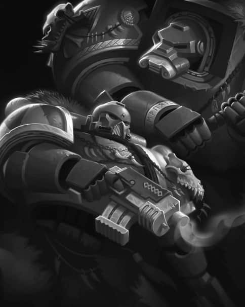 Space Wolves by Edgar Sanchez Hidalgo 