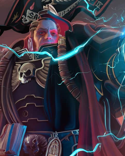 Blood Angels Primaris Librarian by Charles E J Downman 