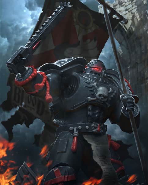 Death Company Flag Bearer by Theis Møller Jacobsen 