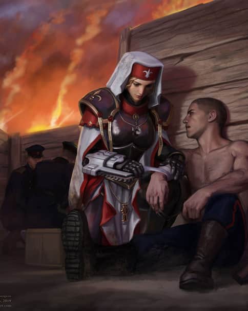 Sister Hospitaller Gwyn by Yana Vaseva 