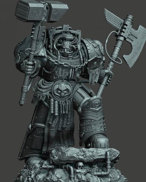 Deathwing Librarian by Leo Dolon