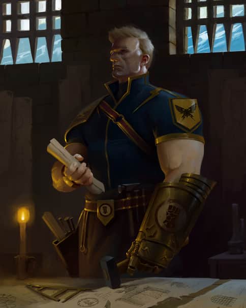 Primarch Rogal Dorn by Mauro Belfiore 