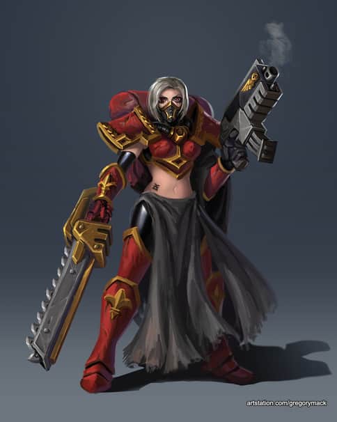 Chaotic Sister of Battle by Greg Mack 