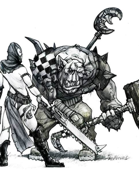 Sister Repentia vs Nob by Peter1punk