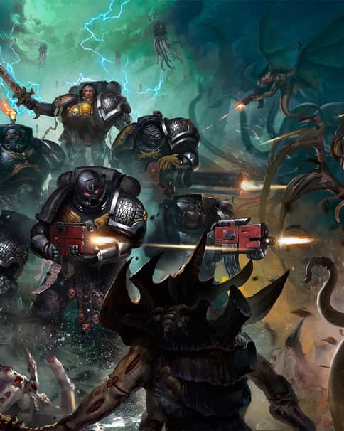 Deathwatch vs Tyranids by Pavel Romanov 