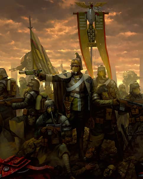 Death Korps of Krieg Infantry Platoon by Jiwon Kim 