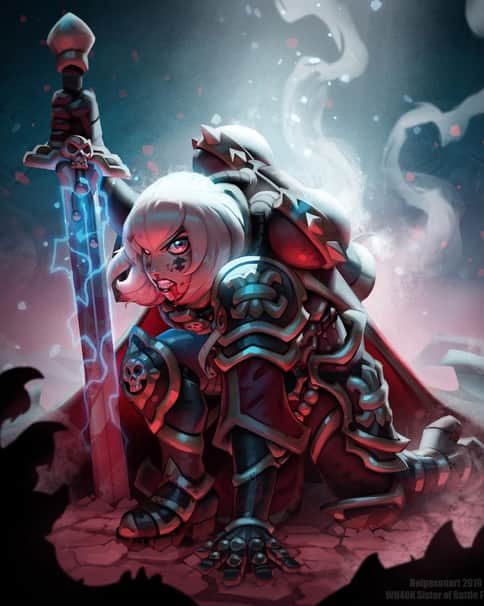Sister of Battle Rising by Johannes Helgeson 