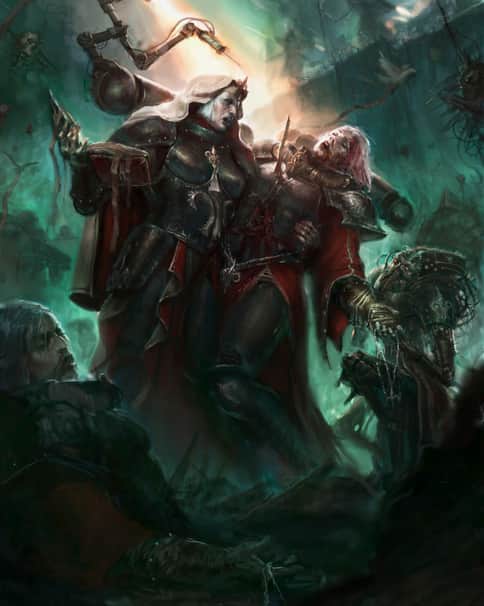 Adepta Sororitas Hospitaller by Lewis Jones 