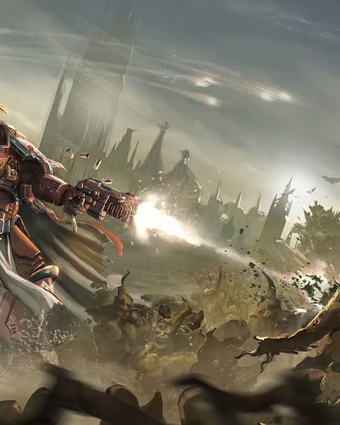Blood Raven Primaris Captain by David Perdigón 