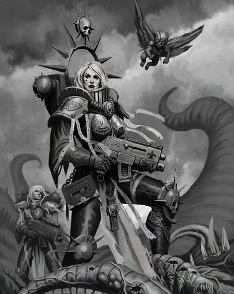 Adepta Sororitas by Michal Suchánek 