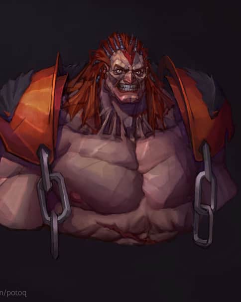 Angron by Alexey Potorochin 
