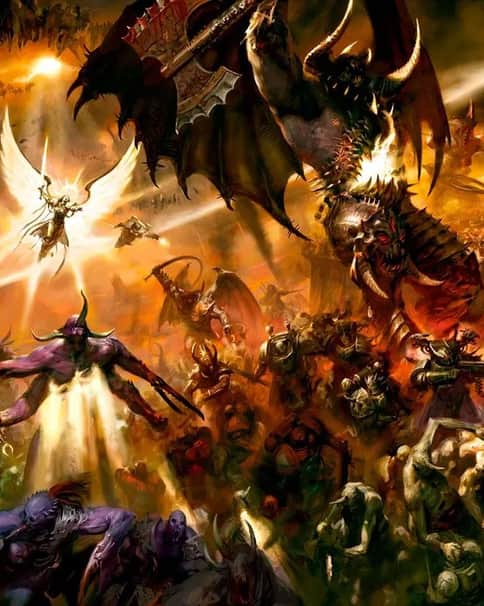 Saint Celestine vs Chaos by Paul Dainton 