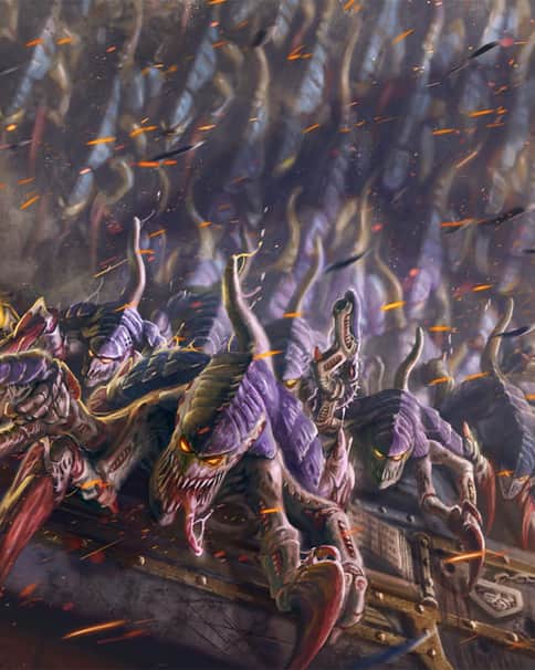 Swarming Termagants by Jacob Atienza 
