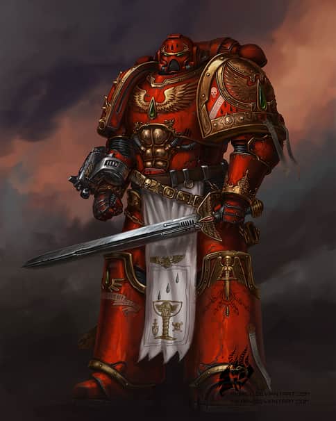 Ventarael of Blood Angels by Inkary 