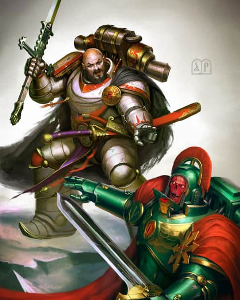 Hibou Khan vs Horus Aximand by Elijah ArhPriest 