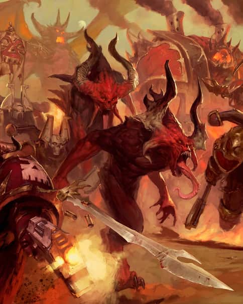 Khorne Daemonkin by Tyler Jacobson