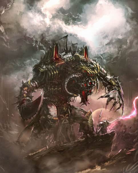 Grey Knight VS Greater Daemon by Brad Whitlam 