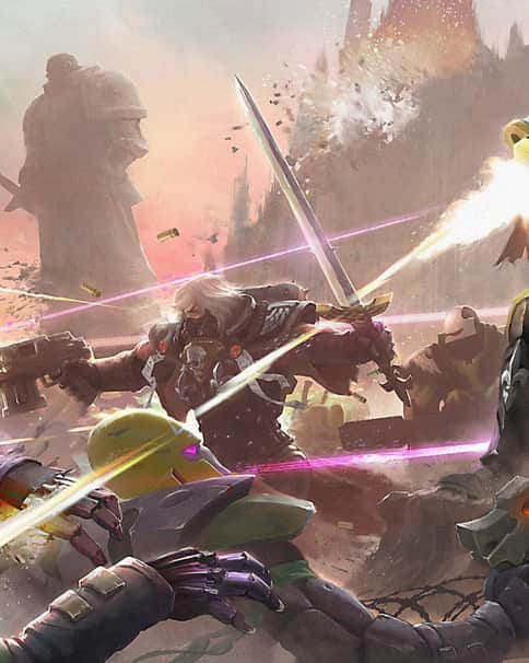 Adepta Sororitas vs Aeldari by Ricardo Ow 