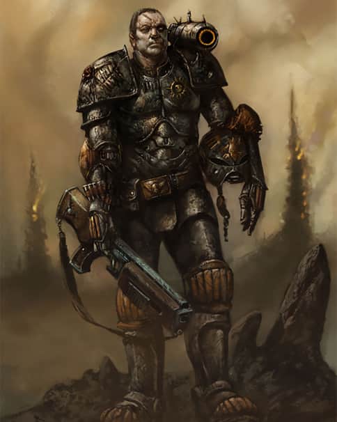 Adeptus Arbites by Dave Kendall