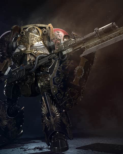 Adeptus Custodes Contemptor Dreadnought by Dmitriy Mironov 