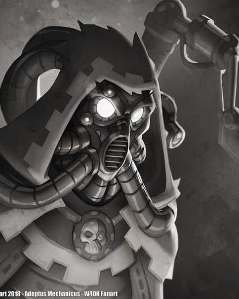 Adeptus Mechanicus by Johannes Helgeson 