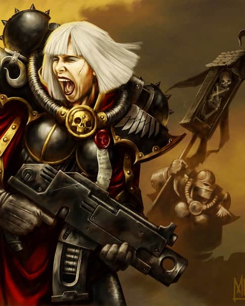 Adeptus Sororitas Celestian by Mark Gibbons 