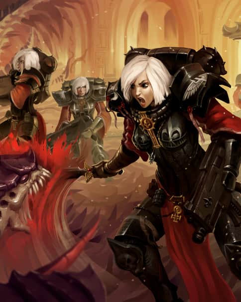 Adeptus Sororitas vs Tyranids by Fabrice Magdanz Adeptus Sororitas vs Tyranids by Fabrice Magdanz