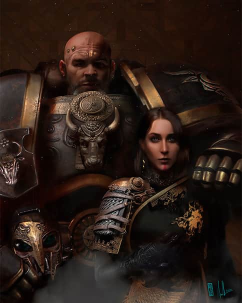 Asphodelia and Kleiomedes by David Sondered 