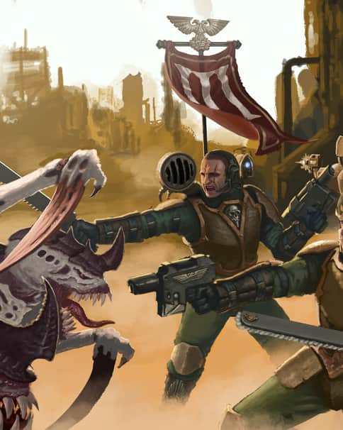 Astra Militarum Assault Regiment by Vicente Sivera Catala 
