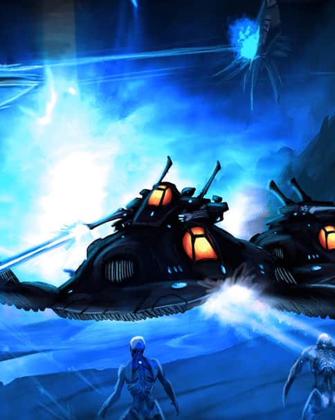 Attack of the Eldar by Yuri Melentev Attack of the Eldar by Yuri Melentev