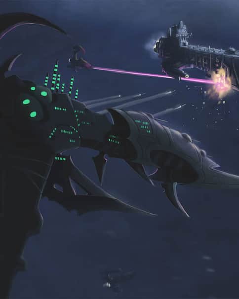 Dark Eldar Cruiser by Peter Laycock 