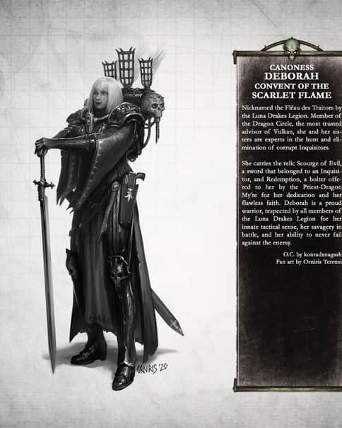 Battle Sister Deborah by Orniris Terensi 