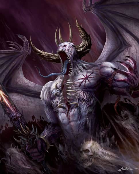 Belakor the First Daemon Prince by Edric Luffie 