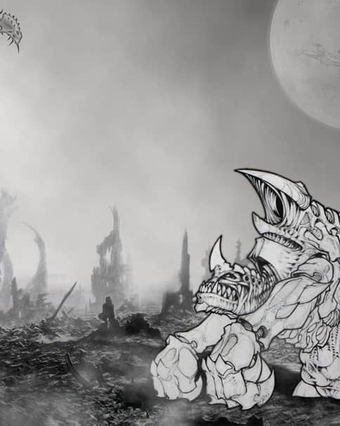 Biovore Wallpaper by Casey Landreth 